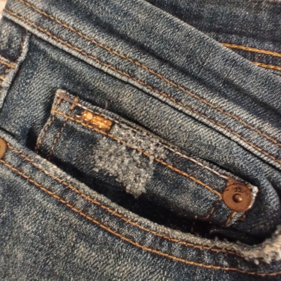 Joes Provocateur Dark Denim Flared Jeans 30 - Picture 5 of 15